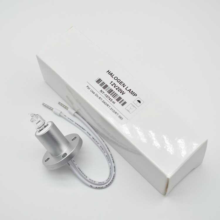 Rayto Rayto Rayto RT-240 310 360 เครื่องวิเคราะห์ชีวเคมีอัตโนมัติแหล่งกําเนิดแสงหลอดไฟพร้อมสาย JC 12