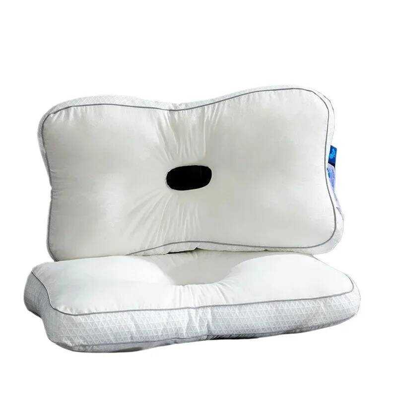 C Ergonomic Side Sleeper Ear Pillow Hollow Pillow Core Non-Pressure Ear Pillows Washable Neck Spine