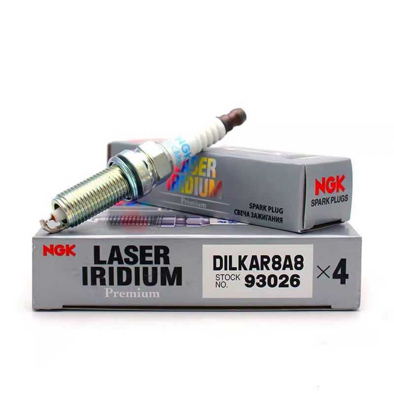 NGK Double Needle Iridium DILKAR8A8 หัวเทียน 93026 รุ่นที่สิบ Civic GTR BRZ 86 Fit GK5 อัพเกรด