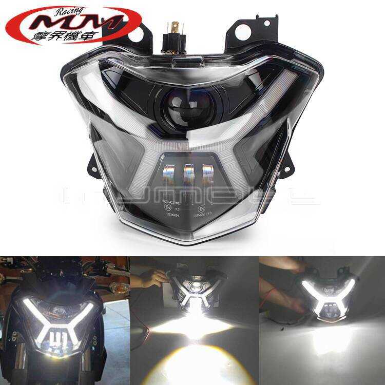 เหมาะสําหรับรถจักรยานยนต์คาวาซากิอุปกรณ์ดัดแปลง Versys-X 300 Z650 ไฟหน้าไฟหน้า