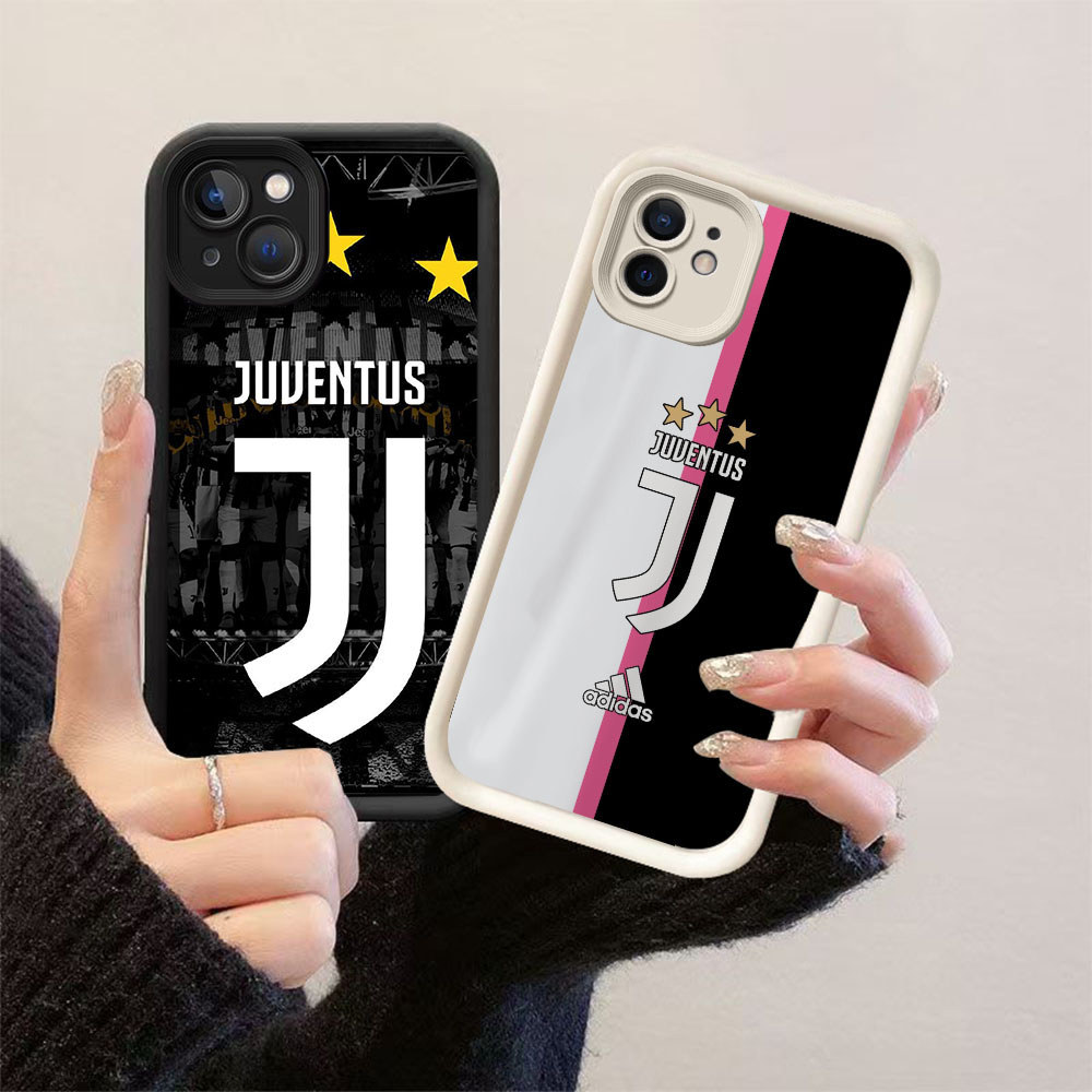 HK-31 Juventus FC เคสกันกระแทกสําหรับซิลิโคนสีดําและสีขาว iPhone 11 12 Mini 13 Pro Max