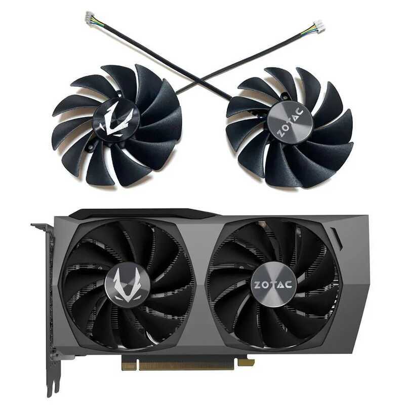 GA92S2U ใหม่ CF9015H12S พัดลม GPU 3060，สำหรับ ZOTAC RTX 3050、3060、3060TI Twin Rand OC พัดลมระบายความ