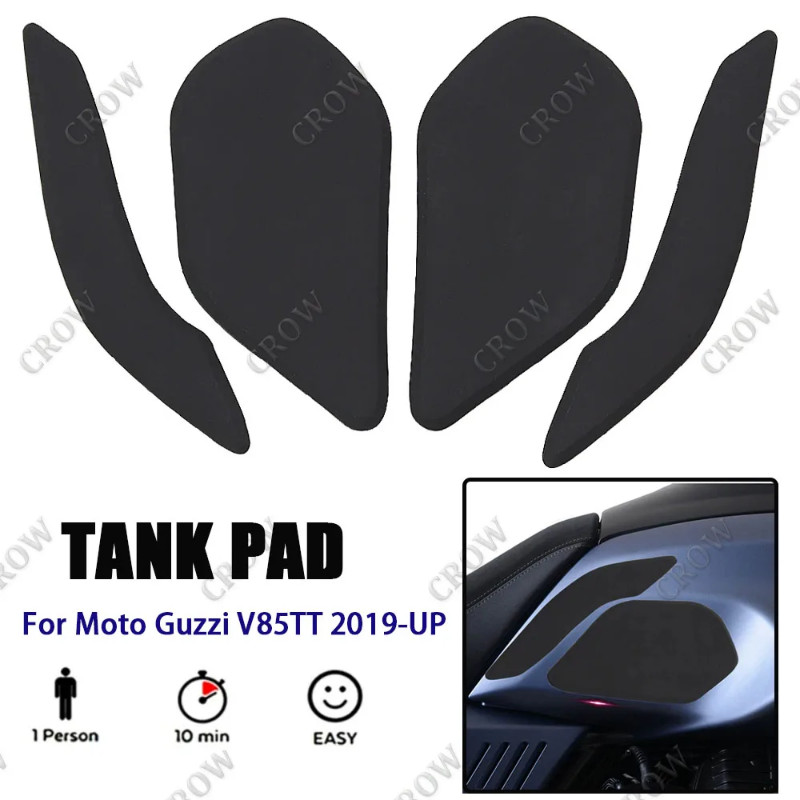 NEW Motorcycle Tank Pad Protector Sticker Decal Gas Knee Grip Tank Traction Pad For Moto Guzzi V85T