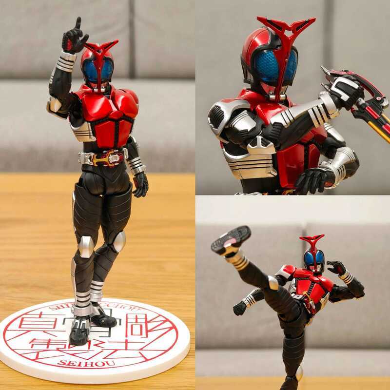 ในประเทศ SHF Kamen Rider Armor King Knight kabuto จริงแกะสลักกระดูกรูป Super Action Figure ของเล่น
