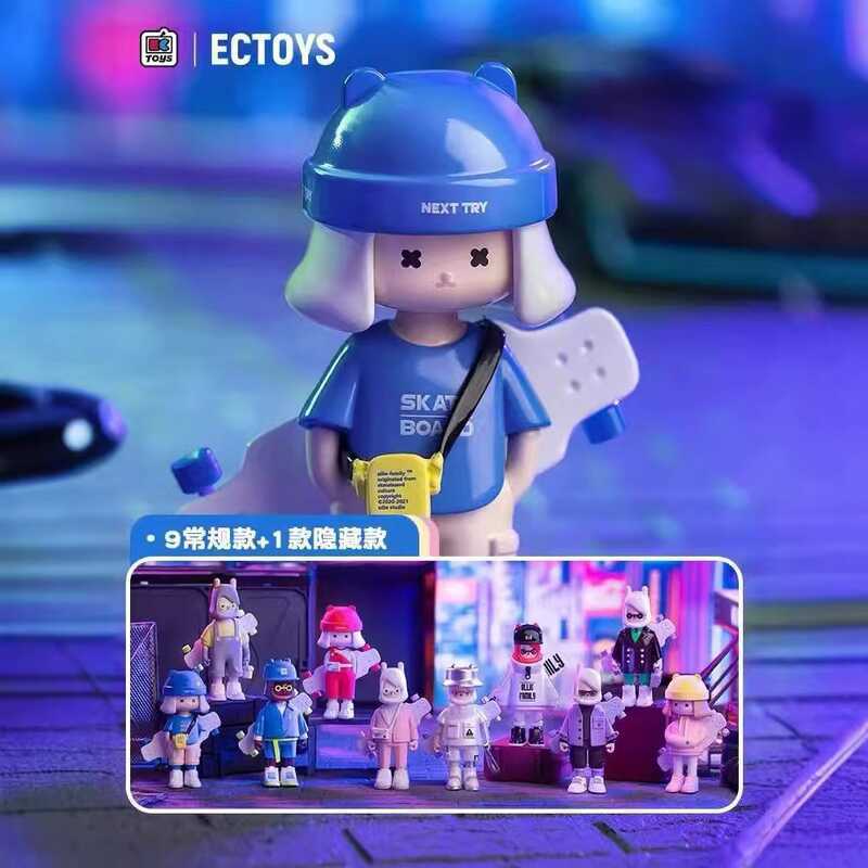 ของแท้ Ollie Family Sticky Cake Moving Brick Special Drink Series Mystery Box อินเทรนด์ของเล่นรูปของ