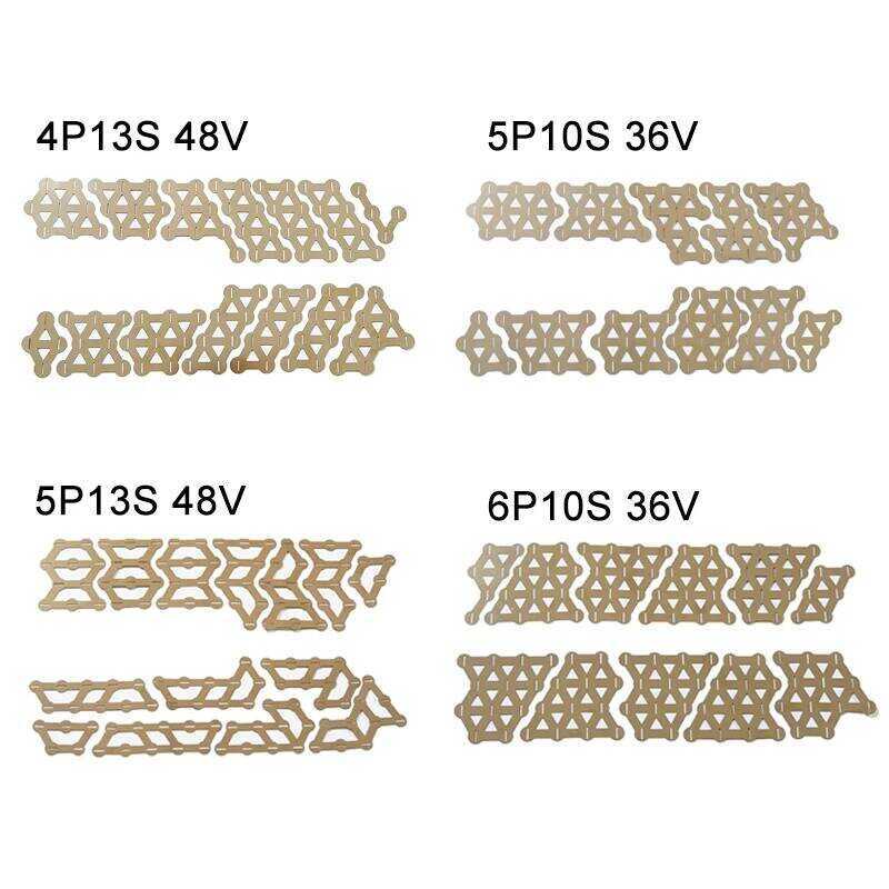 E-bike แบตเตอรี่ SSE-046 SSE-077 เคส Hailong บัสบาร์นิกเกิลสำหรับเซลล์ Li-ion 18650 4P13S 5P10S 5P13