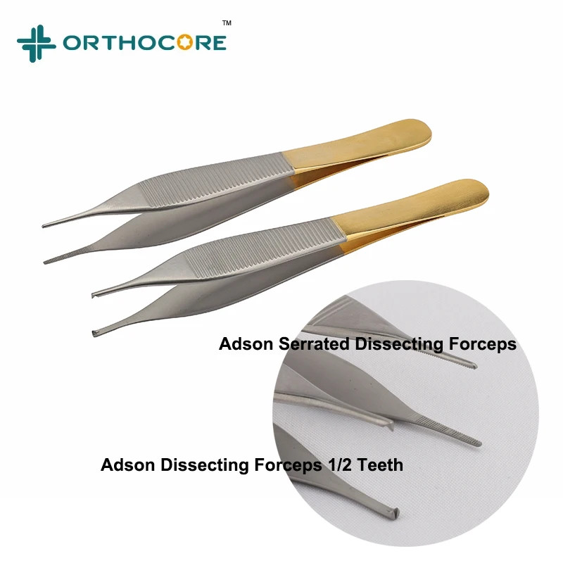 Adson Forceps Soft Tissue Instruments veterinary orthopedic instruments