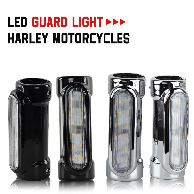 Red Blue Emergency Strobe Lights Police Lights 12V FOR Harley Bike Motorcycle Highway Bar Switchbac