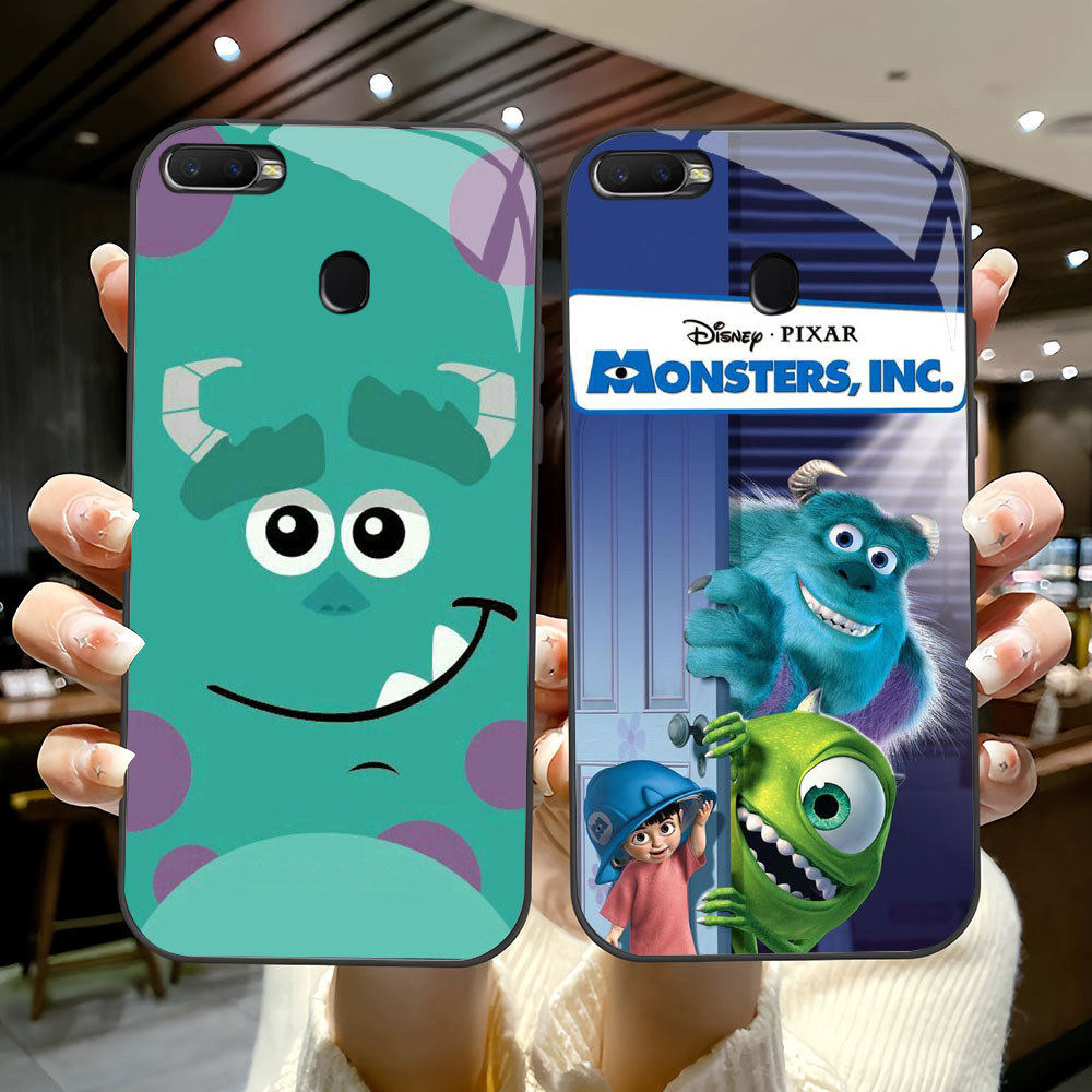 YS-75 Monsters University HD Glass Casing สําหรับ OPPO A7 A12 A12S A11K A5S F9 F7 F5 Realme 2 Pro