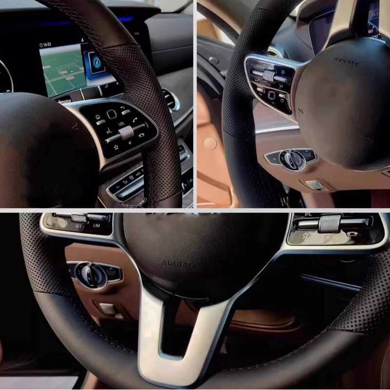 ▥ CUSTOM พวงมาลัยรถหนังแท้สําหรับ Audi A38p A4b8 A5 A8 A8l Q7 Rs4 S4 S5 S6 S8 2007 Avant พวงมาล