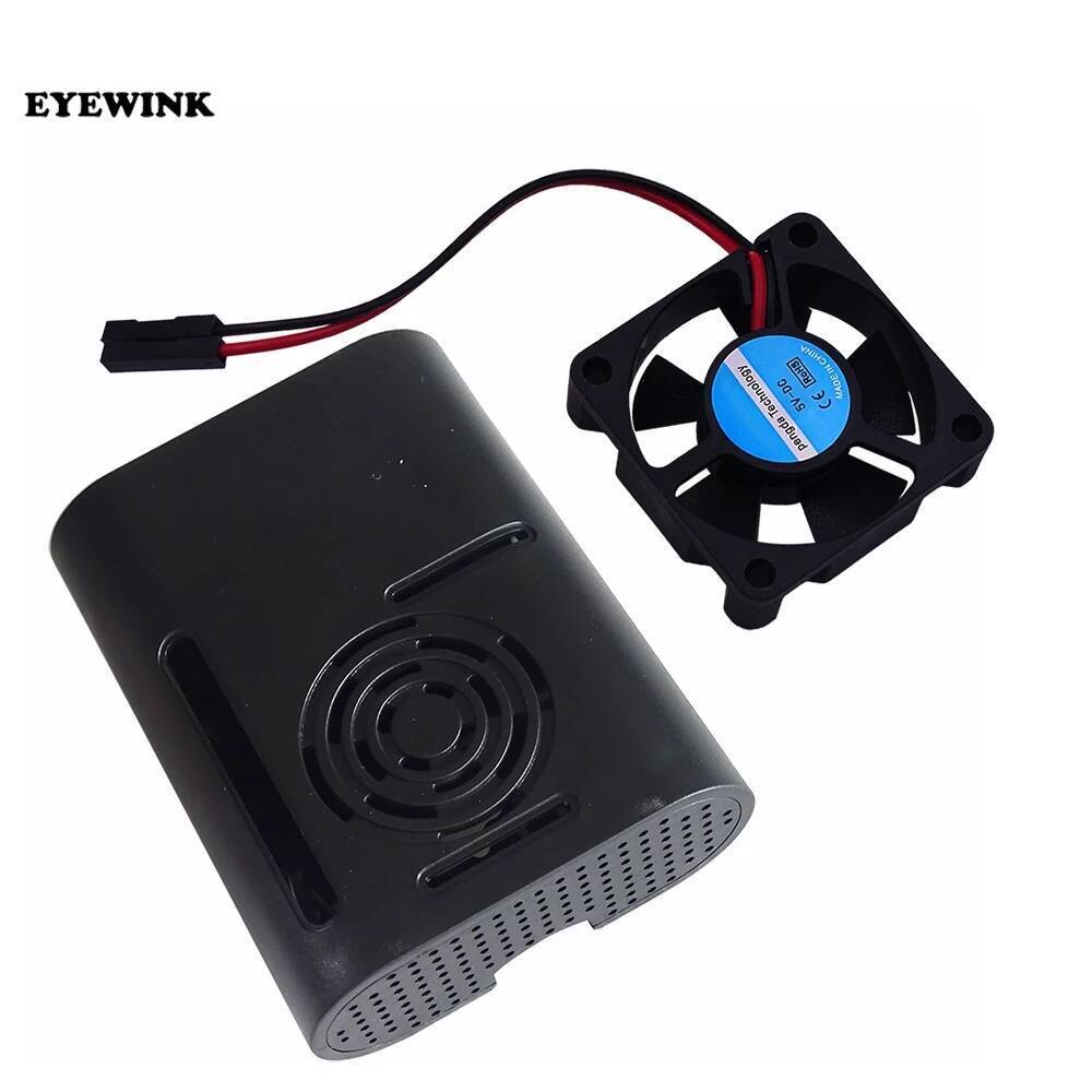 Raspberry Pi 4 Case Raspberry Pi 4b Case พร้อมพัดลมระบายความร้อนและฮีทซิงค์ Raspberry Pi 4 ฮีทซิงค์ส