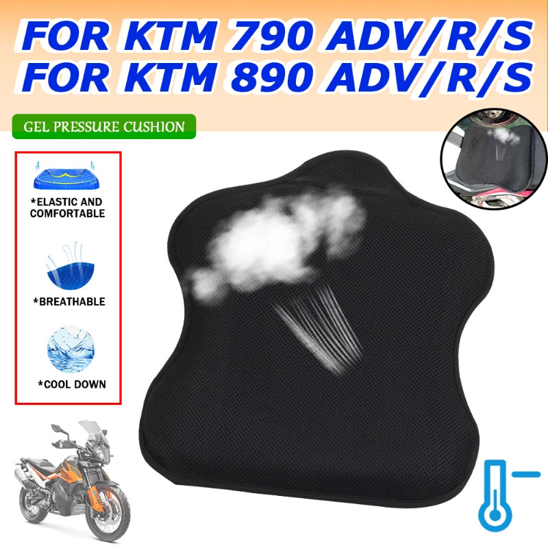 For KTM 790 Adventure R S KTM790 ADV R 790ADV 890 Adventure R S Motorcycle Accessories Gel Seat Cus