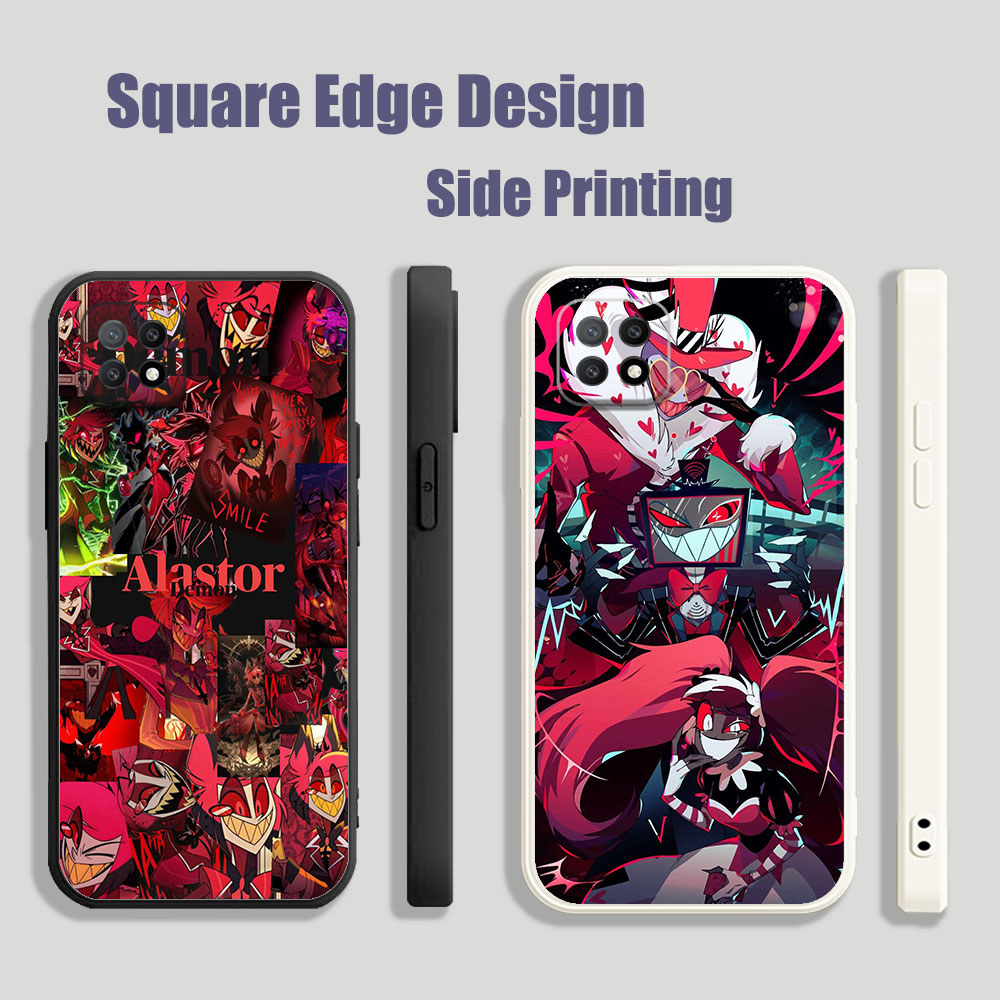 สําหรับ OPPO A8 A31 A1K F9 Pro A52 A72 A92 A59 F1S A7X A71 Alastor วิทยุปีศาจ Hazbin โรงแรม Valentin