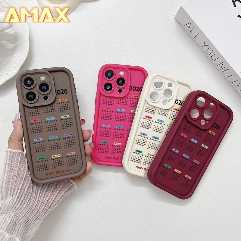 แฟชั่นที่เรียบง่าย 2026 ปฏิทินเคสโทรศัพท์สําหรับ Infinix X650B X655F X655C X657B X657C X665E X669C X