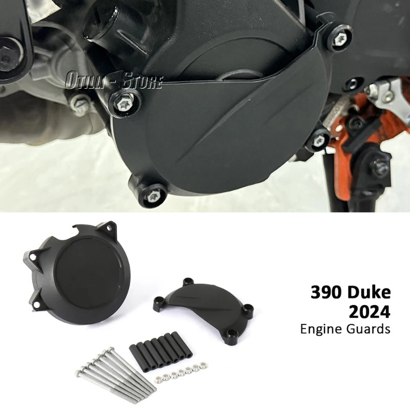 New For 390 DUKE 390DUKE 390 Duke 390Duke 2024 Motorcycles Accessories Engine Protective Cover Blac