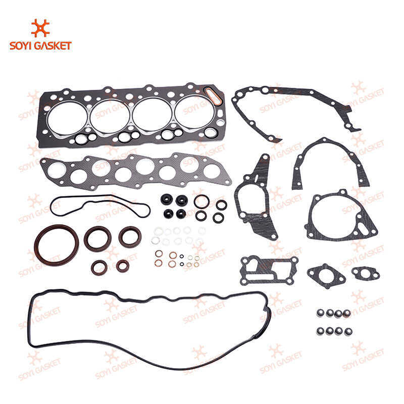 H1 D4BA Universal Diesel Car 2.5 20910-42A ชุดยกเครื่องเครื่องยนต์ซีลน้ํามัน