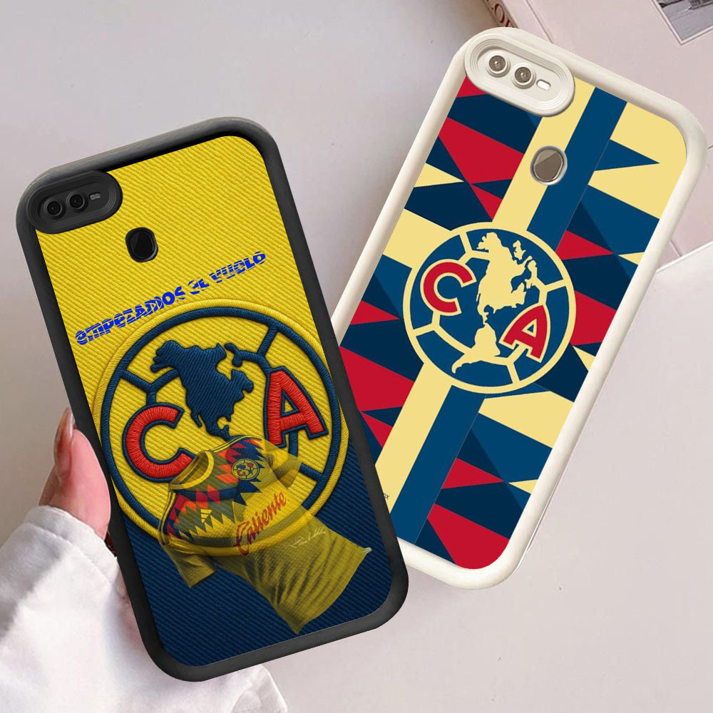 YS-44 Club America เคสกันกระแทกสําหรับ OPPO A7 F7 A12s A12 F9 A5S Realme 2 Pro