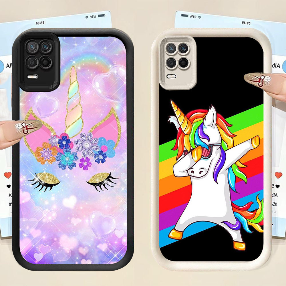 YS-97 Unicorn เคสกันกระแทกสําหรับ OPPO A54 Realme 8 8S Q3 V13 Narzo 30 Pro
