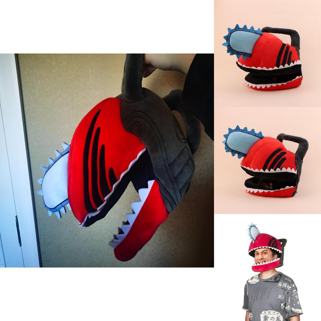 Chainsaw Plush Vivid Man Pochita Headgear Mask ผู้ใหญ่คอสเพลย์ของขวัญ