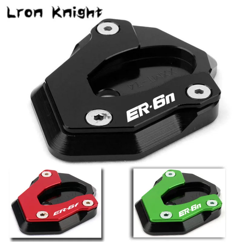 For ER-6N ER6N ER 6N ER-6F ER6F ER 6F 2012-2016 2015 Motorcycle CNC Kickstand Sidestand Stand Exten