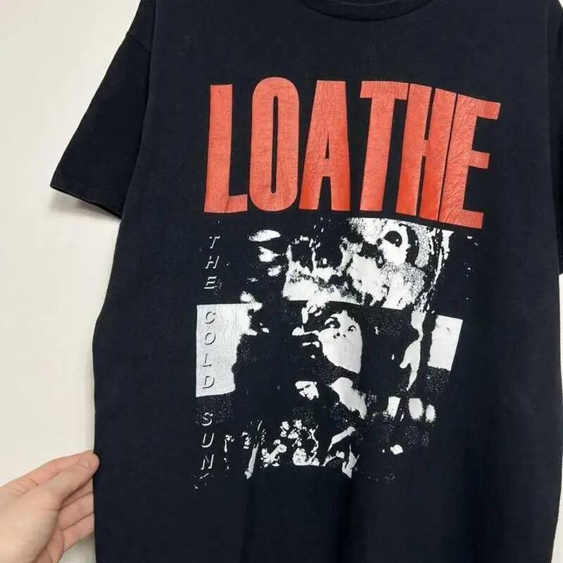 เสื้อยืดผู้ใหญ่ผ้าฝ้าย UU1034 สำหรับคนที่ชอบเพลง Band Loathe The Cold Sun