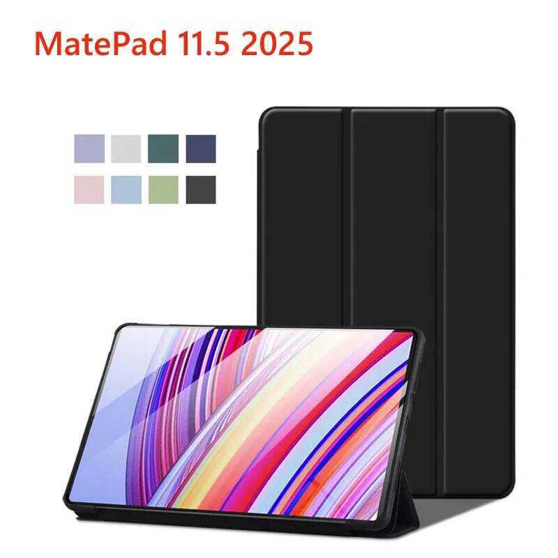 นิ้ว TXZ-W09 กรณีแม่เหล็ก Soft TPU กลับแท็บเล็ตสําหรับ Hwei MatePad 11.5 2025 Funda