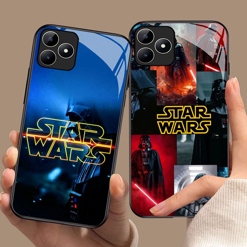 YS-88 Star Wars HD Glass Casing สําหรับ Oppo A3X A3i A40 Realme C53 C31 C35 GT 6 Narzo N53 50A Prime