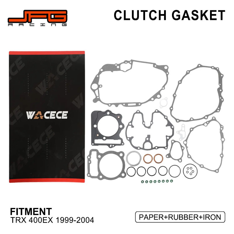 Motorcycle Accessories Clutch Gasket Set Cylinder Engine Clutch Cover Kit For HONDA TRX 400EX TRX40