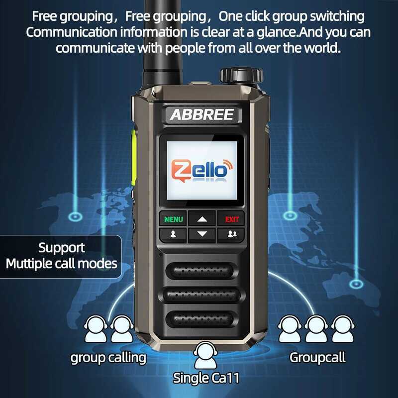 ▥  Gp-18 Zello POC Walkie Talkie Dual ซิมการ์ดสล็อต Global Android Bluetooth 2G/3G/4G WIF