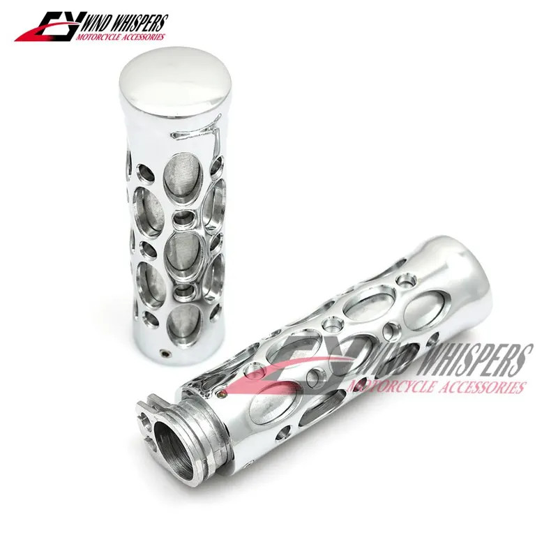 7/8'' 22mm hollow out Aluminum modified handle grips cafe racer moto handlebar classic vintage moto
