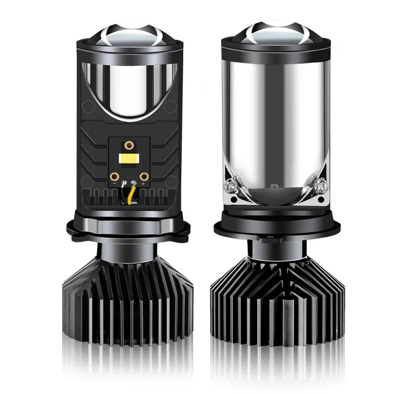 90W Auto Lamp Mini Lens LED H4  LED Bulbs Headlight Car Motorcycle Dual Projector Len LED Automotiv