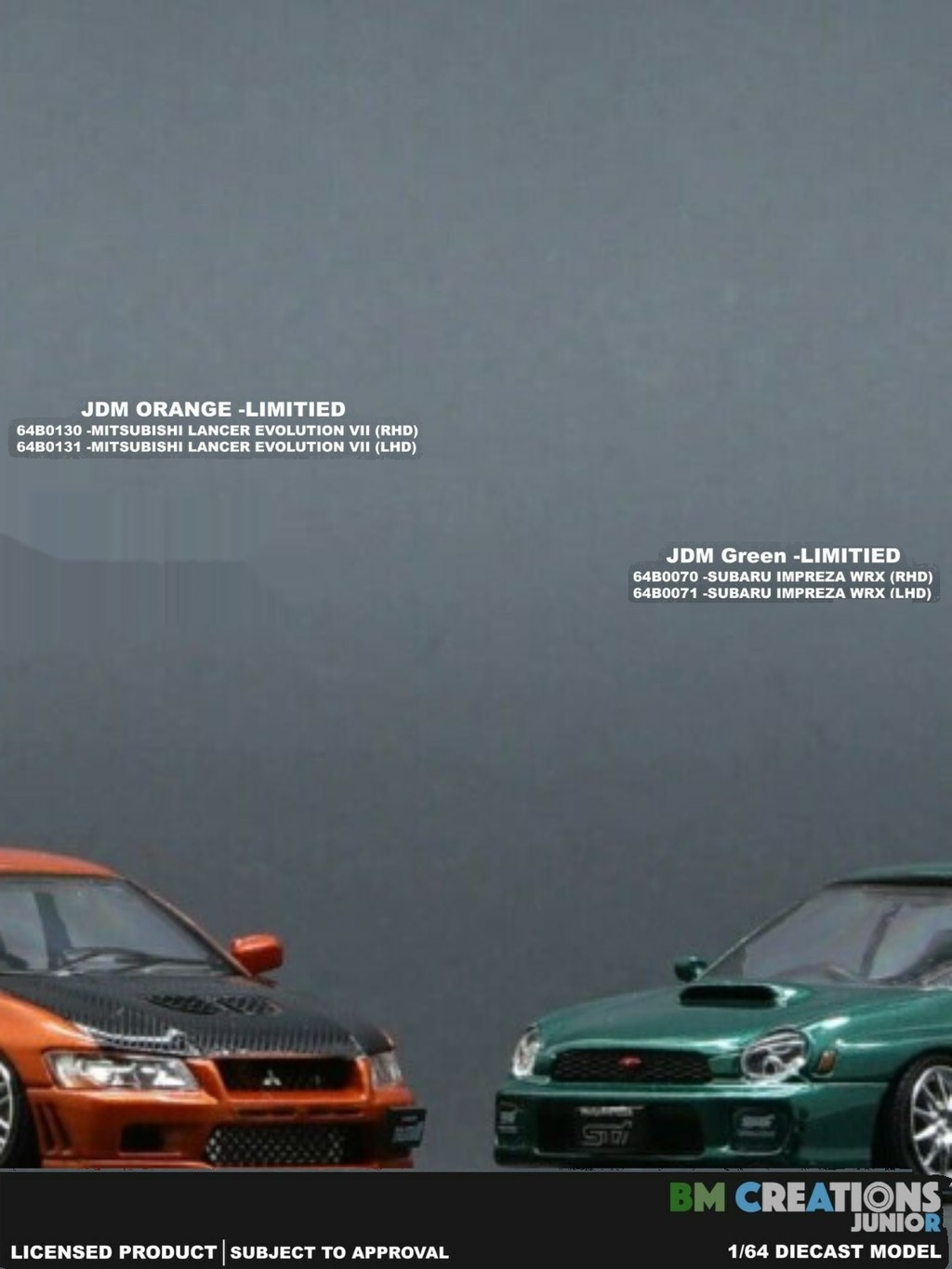 BM 1 64 Alloy Car Lancer EVO VII 3l Lancer Lancer 7th Generation Sports Car Model Car Decorative Out