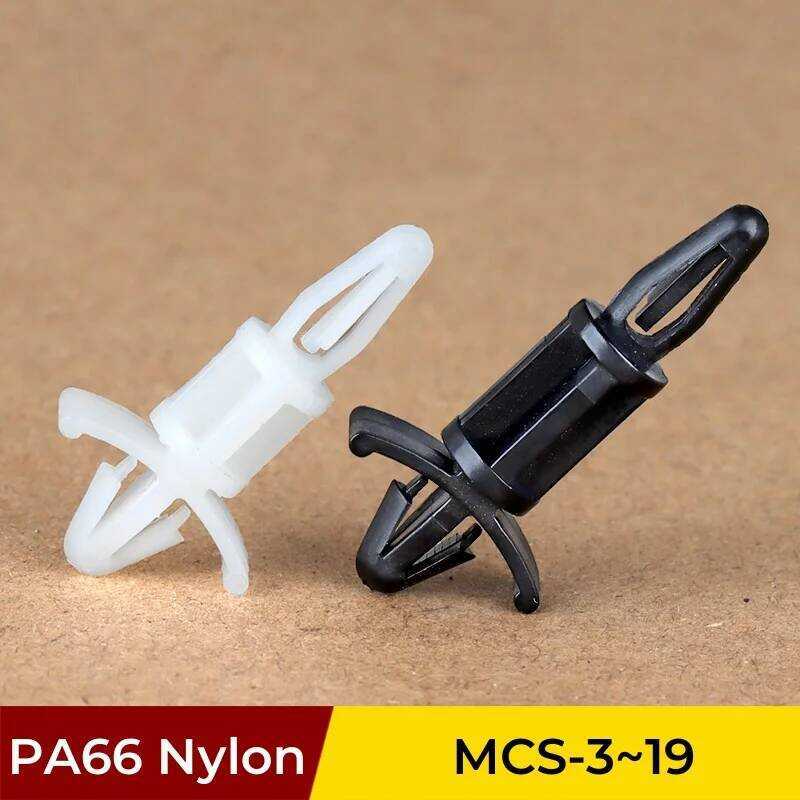 MCS-3~19 คอลัมน์แยกแผงวงจรพลาสติกไนลอน สำหรับ PC/PCB แบบล็อคกลับ วงจรยึด คอมพิวเตอร์ ช่องว่าง คอลัมน