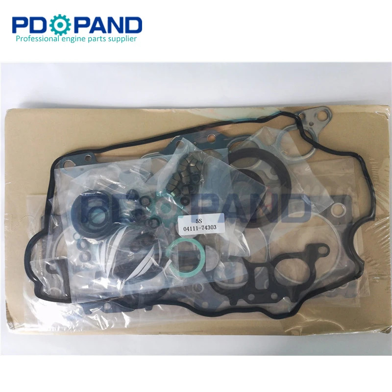 5S 5S-FE 5SFE Engine Full Set of Rebuild Gasket Kit 04111-74303 Fits For Toyota Celica/Camry 2.2L 2