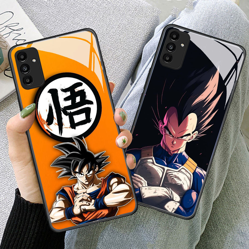 TS-59 Goku Vegeta HD แก้วสําหรับ Samsung A05S A35 A55 A24 A14 A15 A04S A34 A25 M15 A54 S21 FE Plus U