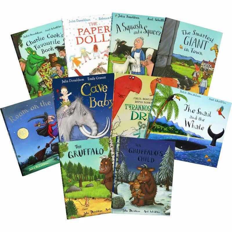 หนังสือภาพ Gulu Niu ภาษาอังกฤษ Julia Donaldson Julia Donaldson หนังสือภาพ 10 เล่ม