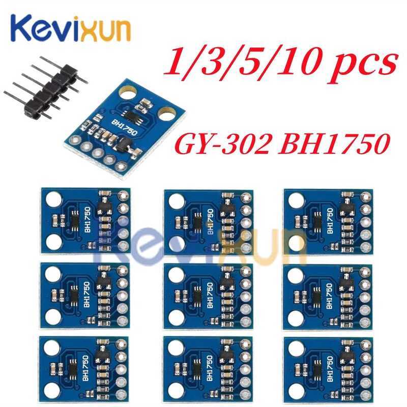 ชิ้น/1 10 ชิ้น GY-302 BH1750 BH1750FVI โมดูลแสง เซ็นเซอร์ความเข้มแสงดิจิตอลสำหรับ Arduino