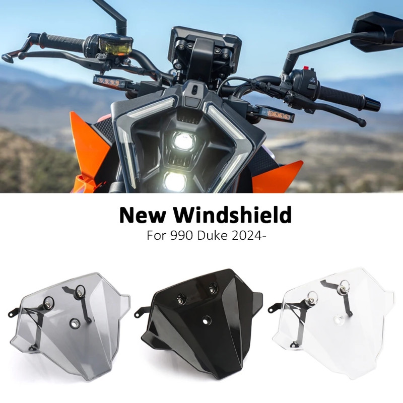 New 2024 For 990DUKE 990 DUKE 990Duke 990 Duke Motorcycle Accessories Windshield Windscreen Screen