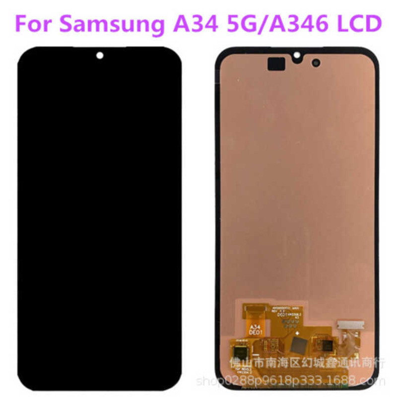 เหมาะสําหรับ Samsung A34 5G โทรศัพท์มือถือหน้าจอประกอบ A346 LCD A346B/A346F Touch Display LCD