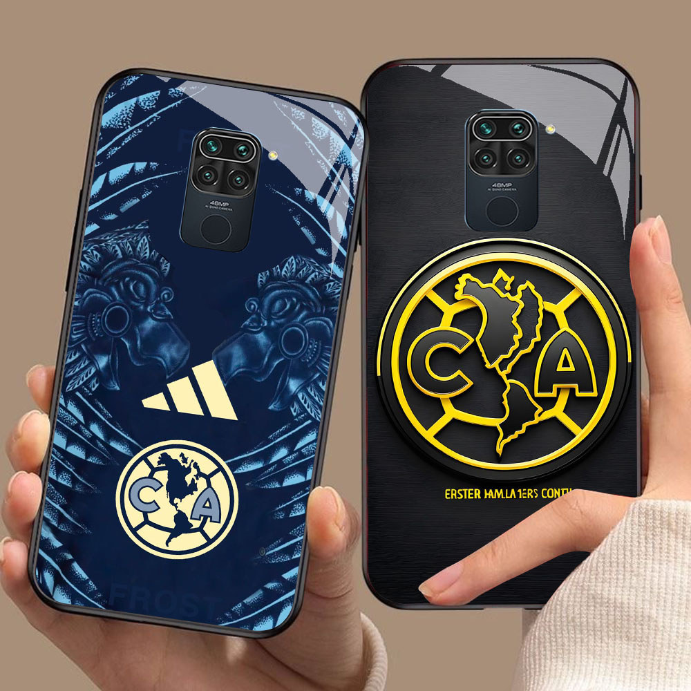 YS-44 Club America HD Glass Casing สําหรับ Xiaomi Redmi Note9 9S Poco M2 X3 NFC Pro