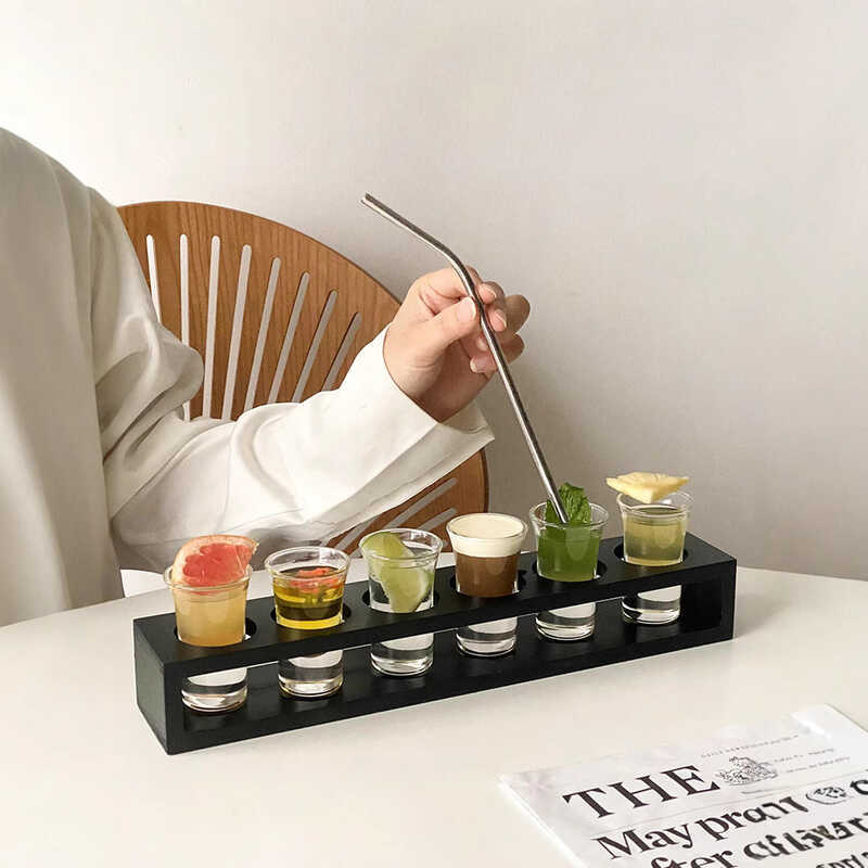 B52 แก้วแก้วไวน์ One Sip Glass ค็อกเทล Bartending Agave shot ชุดแก้ว Bomber Glass