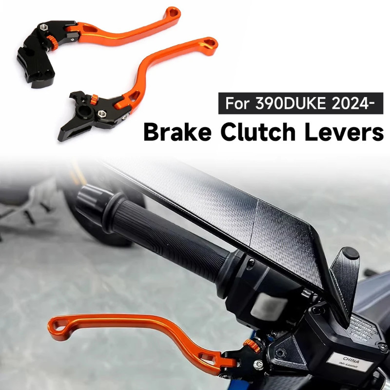 For 390DUKE 390 duke DUKE 390Duke 390 Duke 2024 New Motorcycle Accessories Orange Brake Clutch Leve