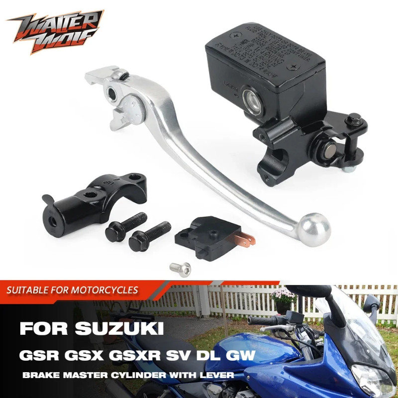 SV650 Brake Master Cylinder Reservoir Fluid Pump For Suzuki GSR250 GSR400 GSR650 GSX1250 SV650S SV6