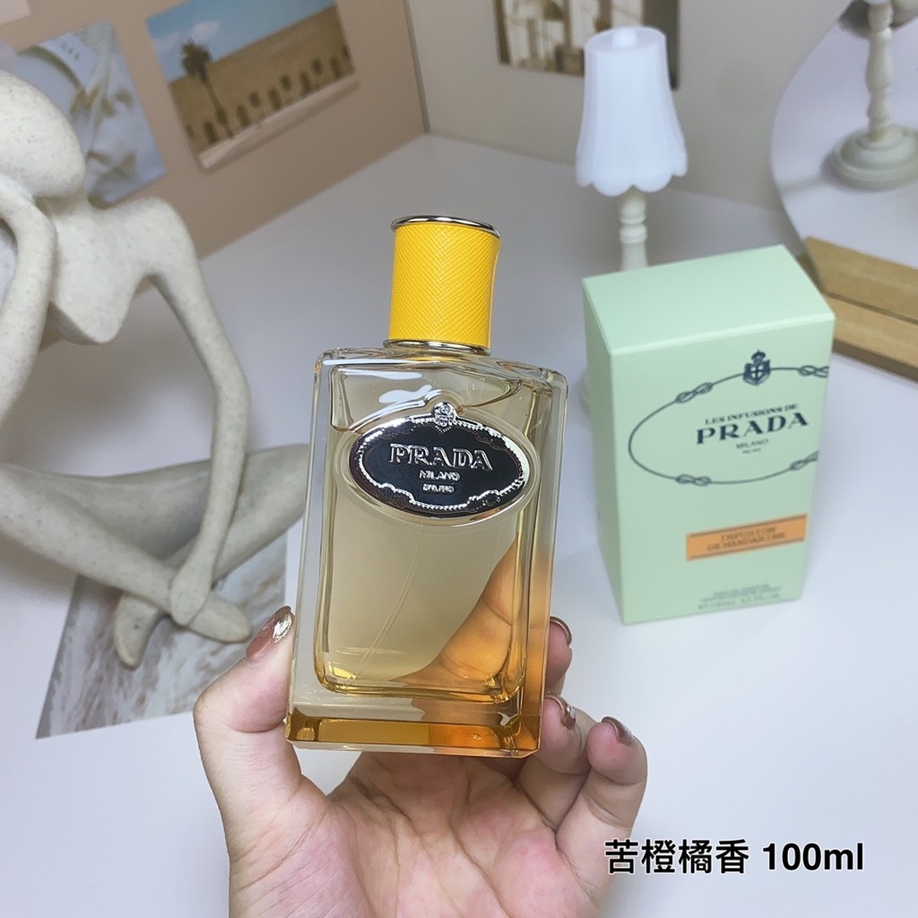 มาใหม่ล่าสุด 32 Eau De Toilette EDP Lnfusion Mandarine PRADA Prada Perfume LES Infusion Iris Series 