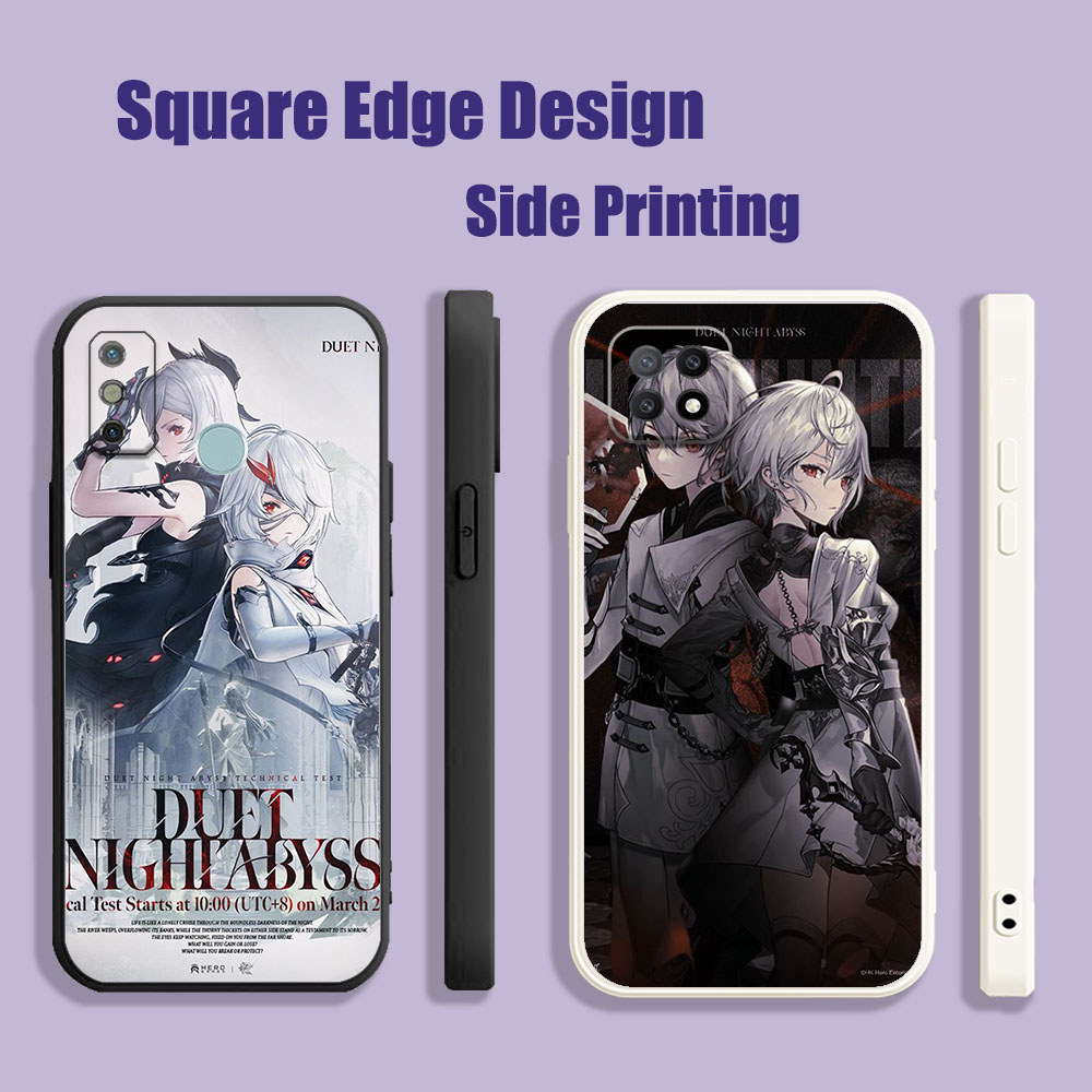 เคสสําหรับ iPhone 11 Pro Max 12 6 6s Plus SE Duet Night Abyss การทดสอบทางเทคนิค BOM16 เคสโทรศัพท์ขอบ