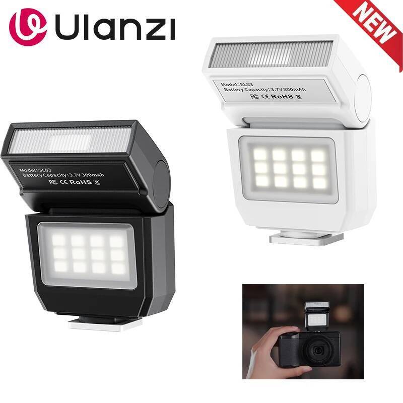 ส่วนลดจํากัดเวลา Ulanzi SL03 มินิกล้องแฟลช Speedlite สําหรับ Canon R5 Fuji X-T30 X-T5 Sony ZV-E10 Ni