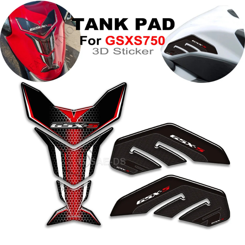 For Suzuki GSX-S750 GSXS750 GSX S750 S 750 GSX-S Motorcycle Tank Pad Protection Fuel Oil Knee 2018