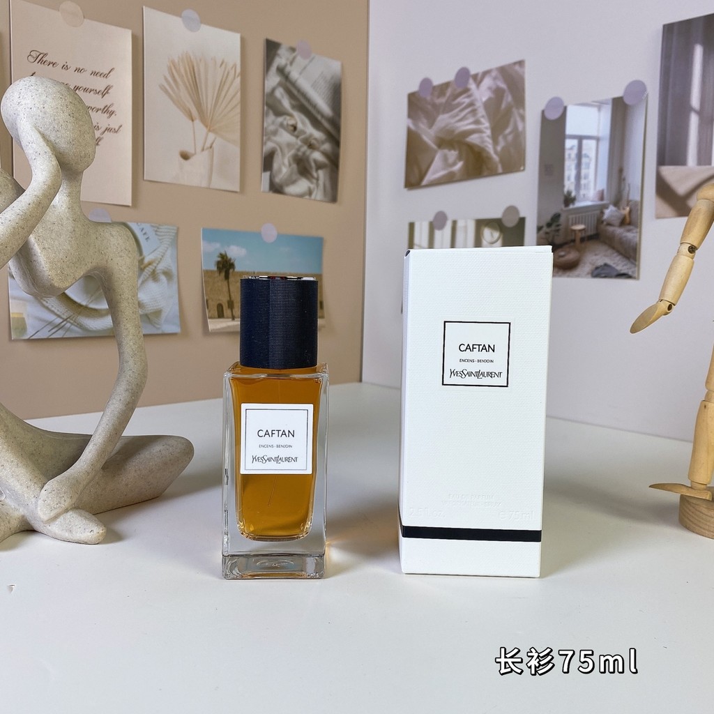 สไตล์ร้อน 55 เสื้อยาว 75ml เสื้อผ้าคงที่สูง Series-Yves Saint Laurent Caftan, 2015 Perfumer calice B