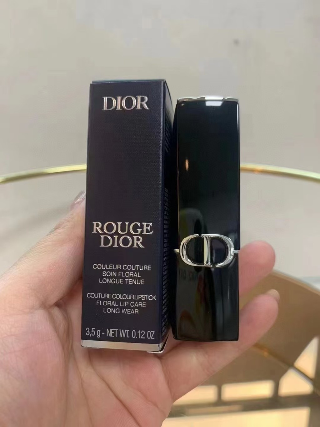 ยิงจริง❤ หมิงทง คุณภาพ 60! ➕ การส่งสินค้า ค่าธรรมเนียม 2024 ลิปสติก สีฟ้า ทอง แบบแม่เหล็ก!Color Numb