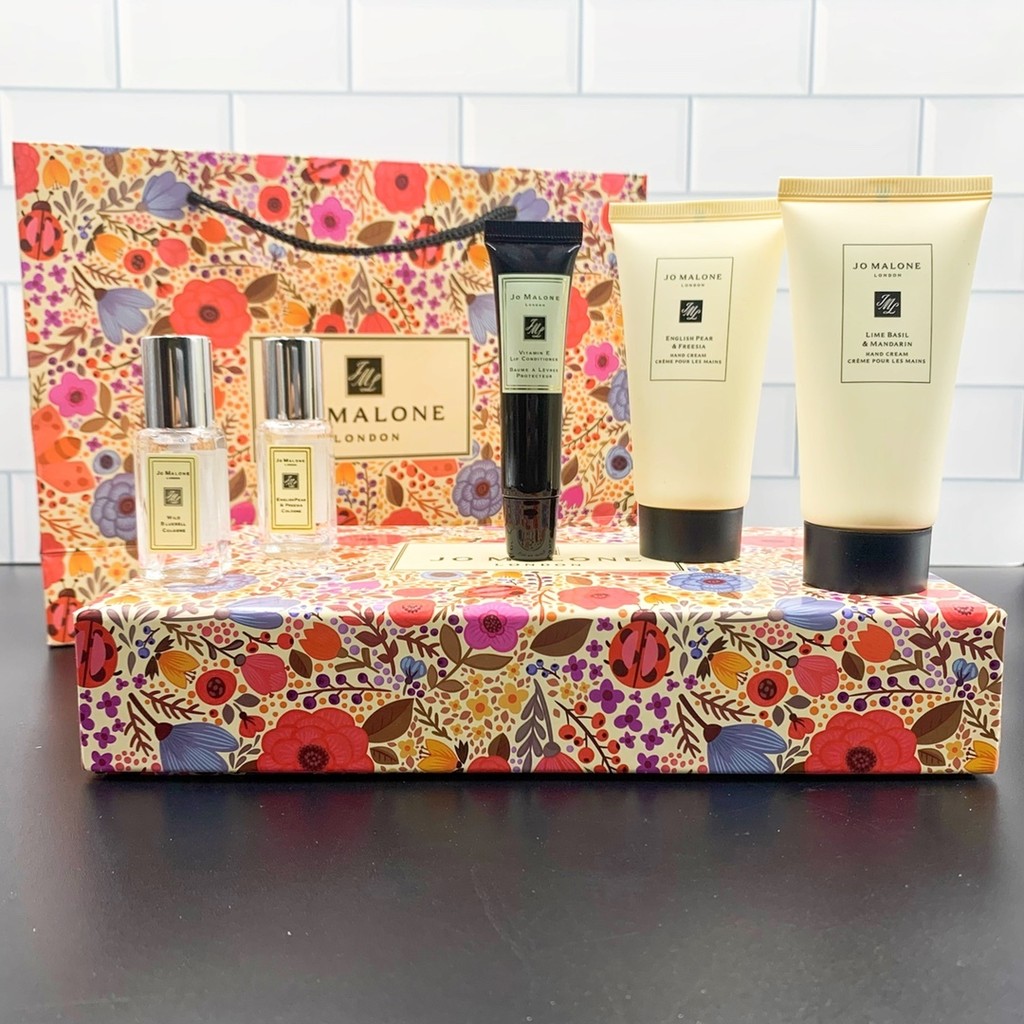 แฟชั่นสไตล์ใหม่พิเศษ/65 มีถุงของขวัญ✔Jo Malone Sales List ชุดห้าชิ้น ประกอบด้วยตัวอย่างน้ําหอม 9ml E